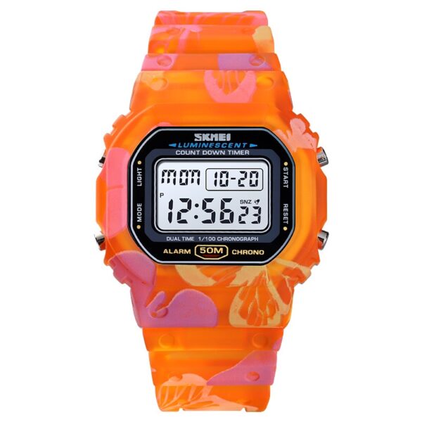 Digital Watch - Skmei - 1627 - Orange