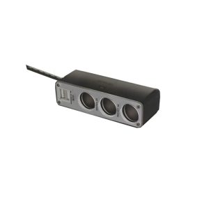 Car Charger - 3 Ports Lighter-2 USB Ports - D08 - 428083