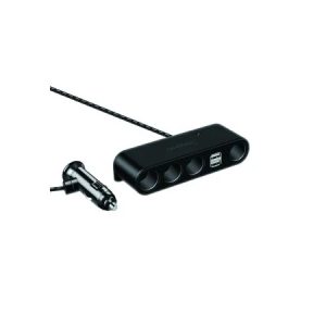 Car Charger - 4 Ports Lighter-2 USB Ports - D09 - 428090