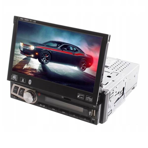 1din car audio system with folding screen - M706 - 001528