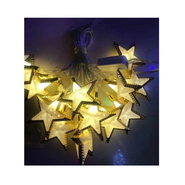 Christmas Lights - Stars - 20 LED - Warm White - 210245