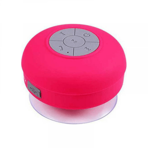 Ασύρματο αδιάβροχο ηχείο Bluetooth με βεντούζα - Pink - 3W - BTS06 - 883785