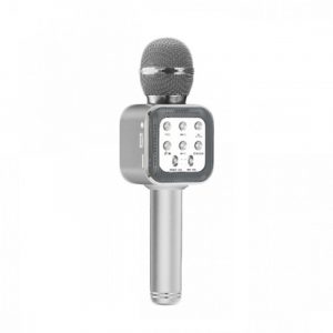 Mικρόφωνο Karaoke - Bluetooth ηχείο - WS1818 - 882060 - Silver