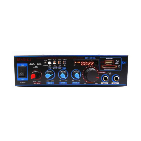 Στερεοφωνικός ραδιοενισχυτής Karaoke – BT309AB – 991543