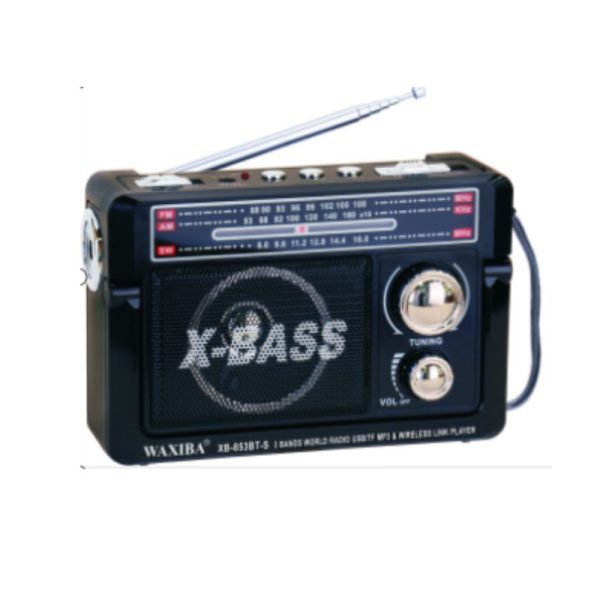 Rechargeable Radio - XB -853 -BT - 008539 - Black