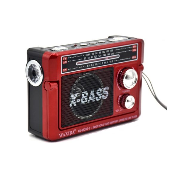 Rechargeable Radio - XB -853 -BT - 008539 - RED