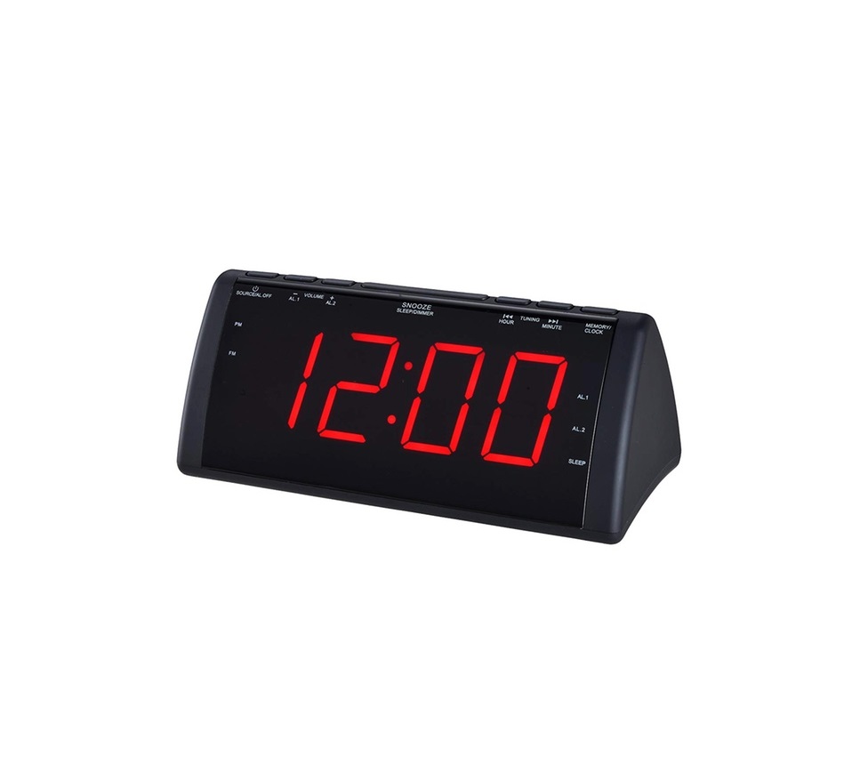 Ψηφιακό ρολόι/ξυπνητήρι με ραδιόφωνο – 1828A – 012119 Κωδικός: 012119