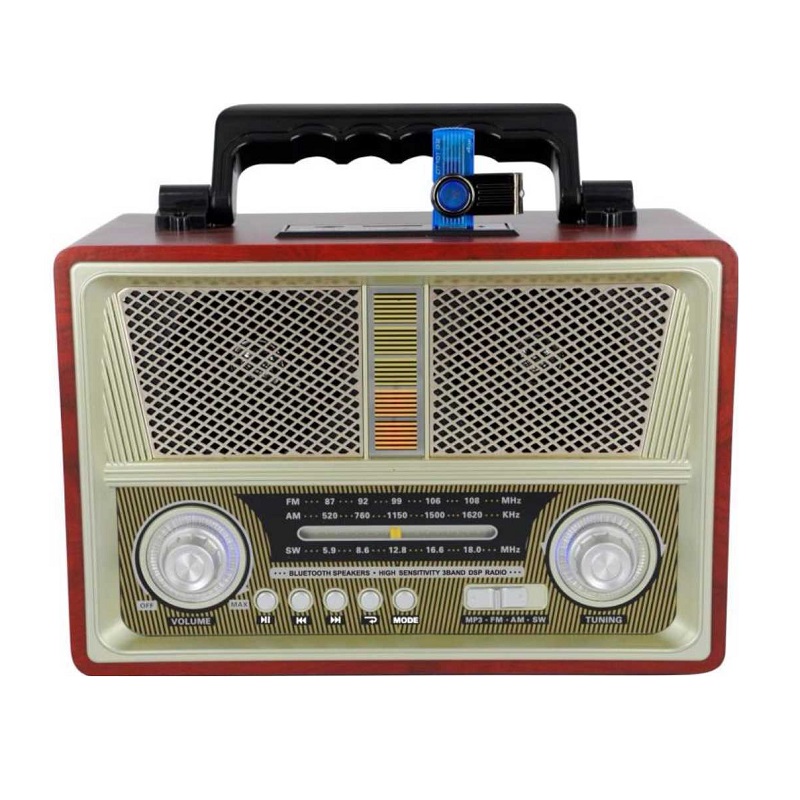 Επαναφορτιζόμενο ραδιόφωνο Retro – M1802-BT – 018022 Κωδικός: 018022