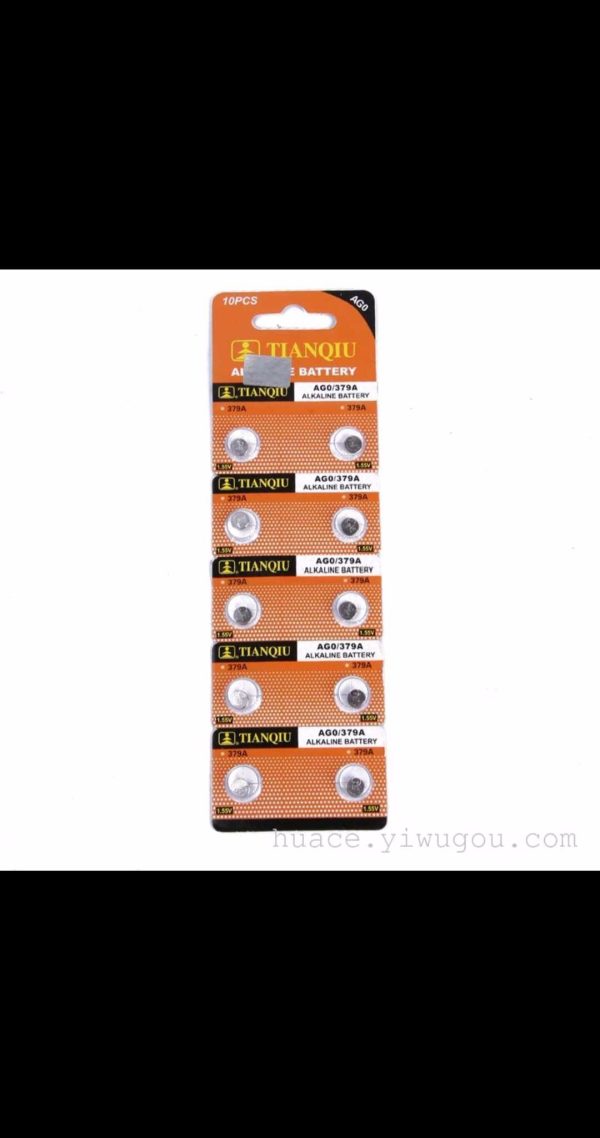 Alkaline batteries - AG0 - 1.55V - 10pcs - 681149 - Image 2