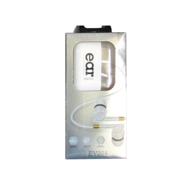 Ενσύρματα ακουστικά – EV-224 – 202586 – White Κωδικός: 202586_w
