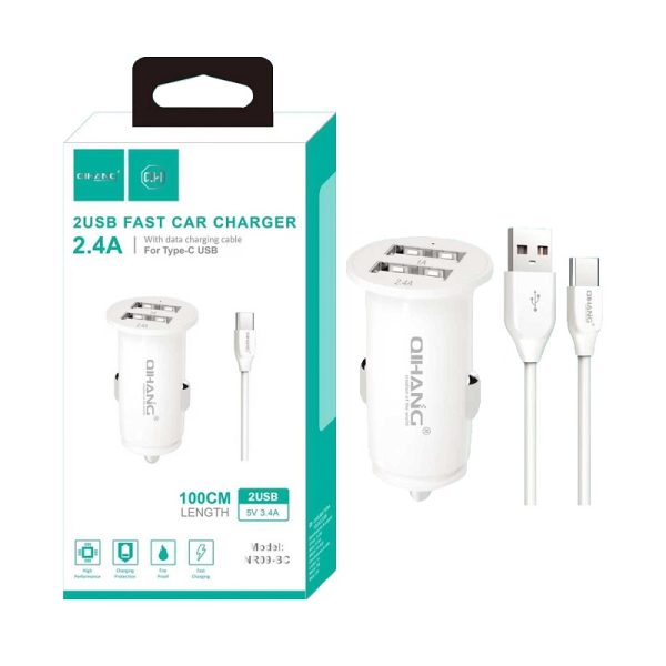 Car Charger - Type C - QH -NR09 -BC - Fast Charger - 212400