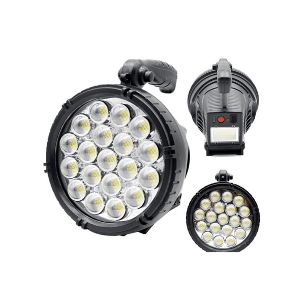 Rechargeable LED lens - 3 Colors - 4.2V - W868a - 326036