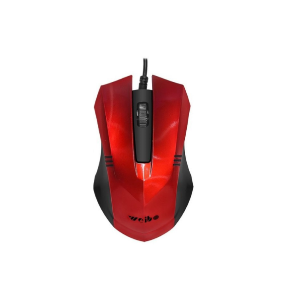 Wired Mouse - FC -201 - Weibo - 652012 - RED