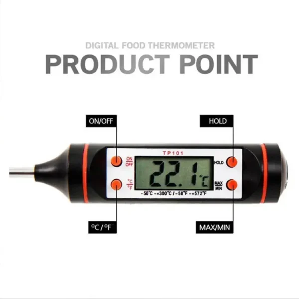 Kitchen Digital Thermometer - TP101 - 800126 - Image 3