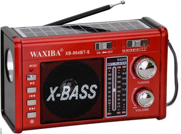 Rechargeable Radio with Solar Panel - XB864 BT -S - 108648 - Image 6