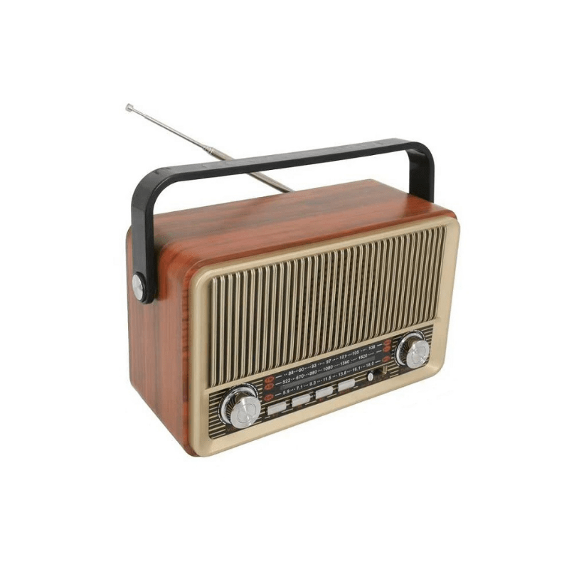 Επαναφορτιζόμενο ραδιόφωνο Retro –  Η-510-BT – 865108 Κωδικός: 865108
