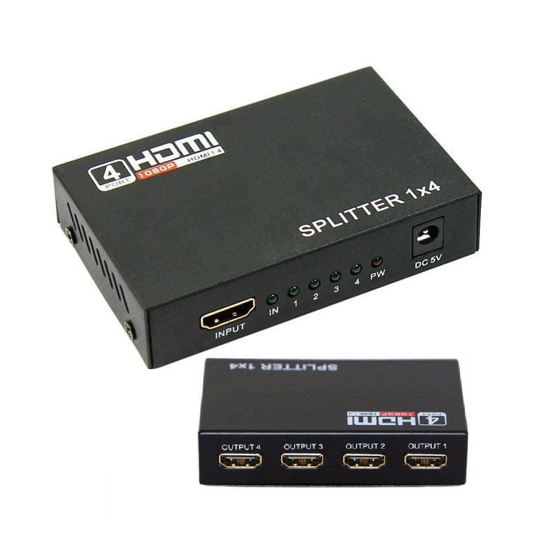 Διαχωριστής HDMI – HDMI Splitter – 4 Ports – 880516 Κωδικός: 880516