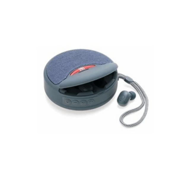 Bluetooth wireless speaker with headphones - TG -808 - 883808 - Gray