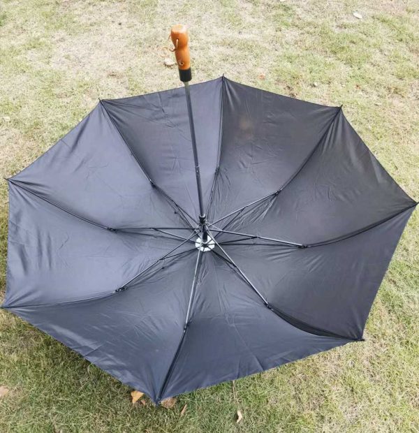 Automatic umbrella - 70cm - Tradesor - 908000 - Black - Image 2