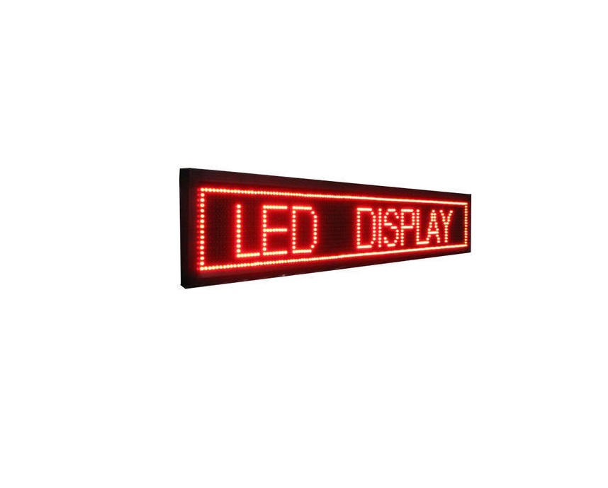 Πινακίδα LED – Μονής όψης – Κόκκινη – 167cm×23cm – IP67 Κωδικός: 500106_RED