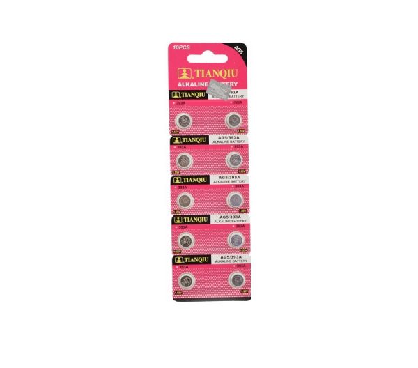 Alkaline batteries - AG5/393A - 1.55V - 10pcs - 681057