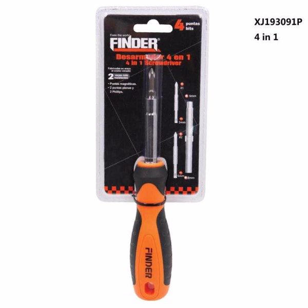 Screwdriver - Finder - 193091 - 4 in 1