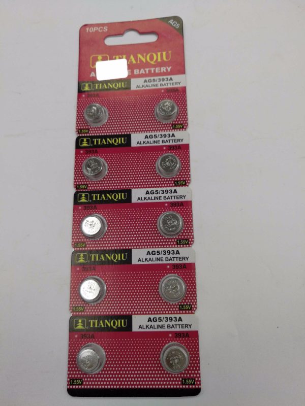 Alkaline batteries - AG5/393A - 1.55V - 10pcs - 681057 - Image 2