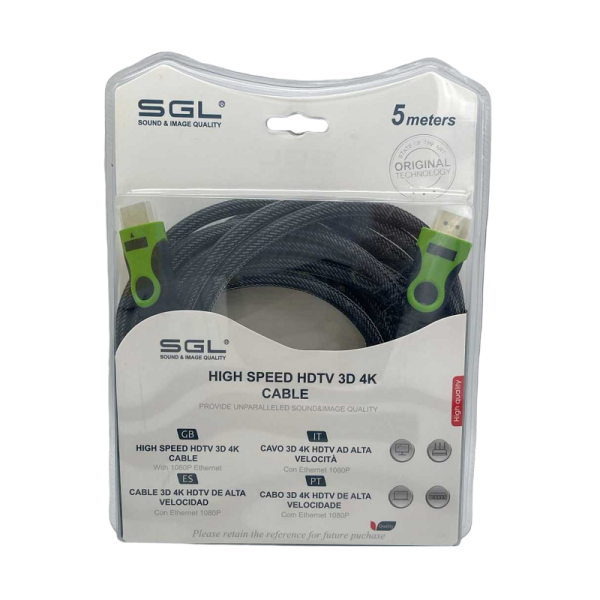HDMI cable - B1593 - 1.4V - MALE/MALE - 5M - 094908
