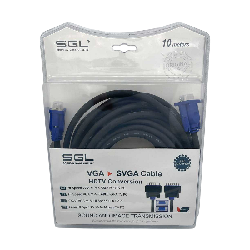 Καλώδιο VGA – 550BB – Male/Male – 10m – 095097 Κωδικός: 095097