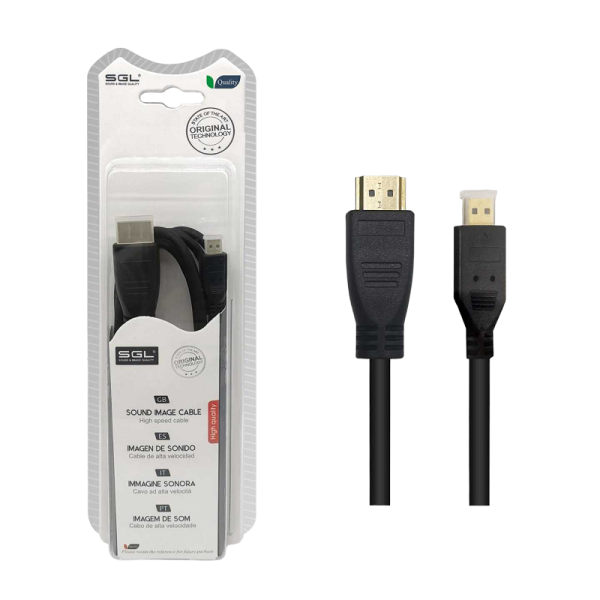 HDMI cable to Micro HDMI - 1592s - 3M - 095196