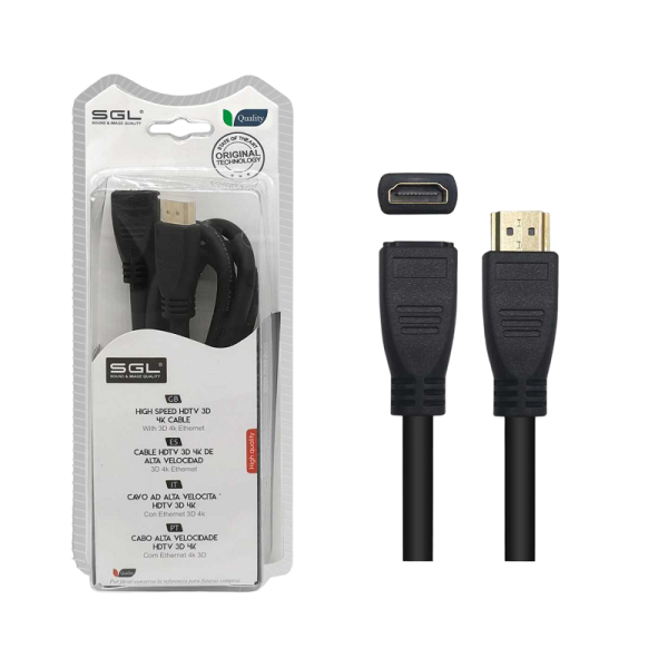 HDMI - A1592C - MALE/FEMALE - 1.5m - 095660