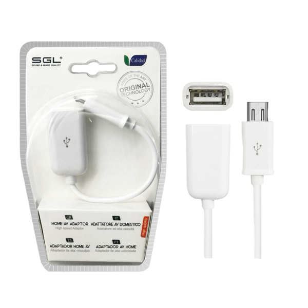 Adapter for Android - USB -A Female/Micro USB - T21S -01 - 096032