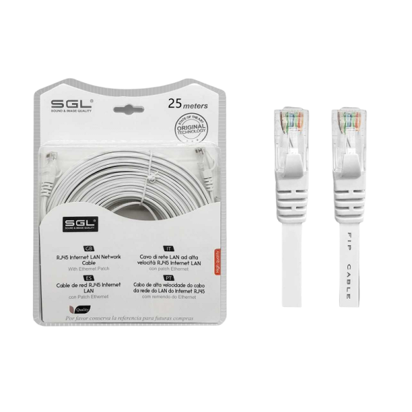 Ethernet Network Cable - Plate - A8P8C - 5M - 096421