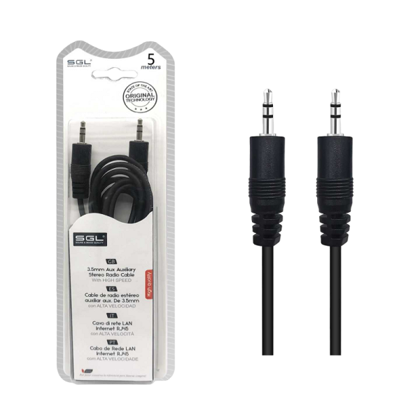 35mm Jack Cable - 412 - Male/Male - 5m - 097329