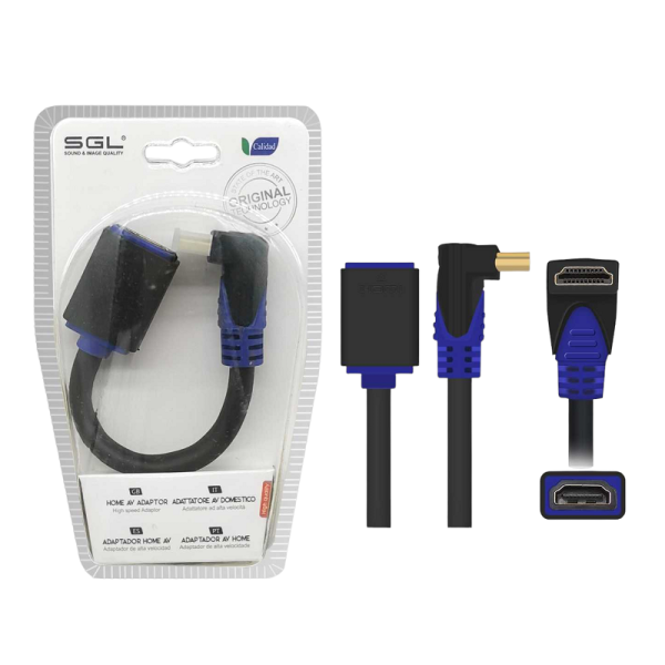 HDMI cable adapter 90 ° - A1592FC -02 - MALE/FEMALE - 098043