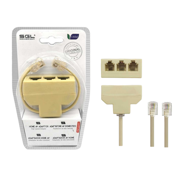 Network branch - Ethernet Splitter - 3Way - 1783 - 098593