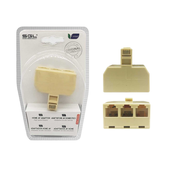 Network branch - Ethernet Splitter - 3Way - 1772-1 - 098616