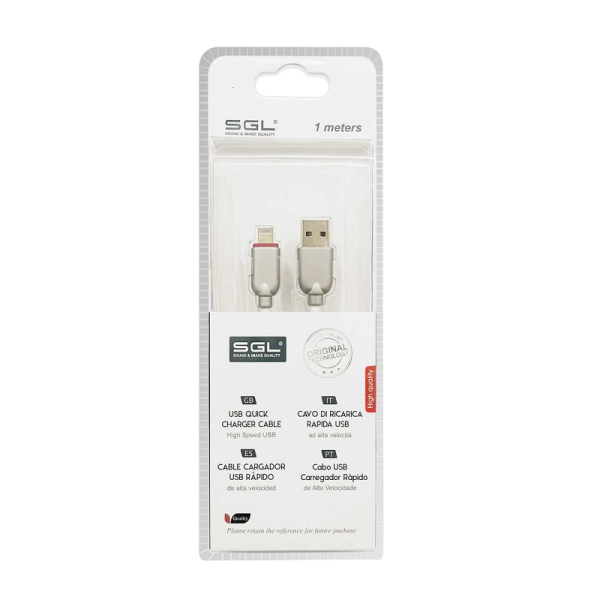 Charging Cable & Data - Lightning - Fast Charge - FA5 - 1M - 099132