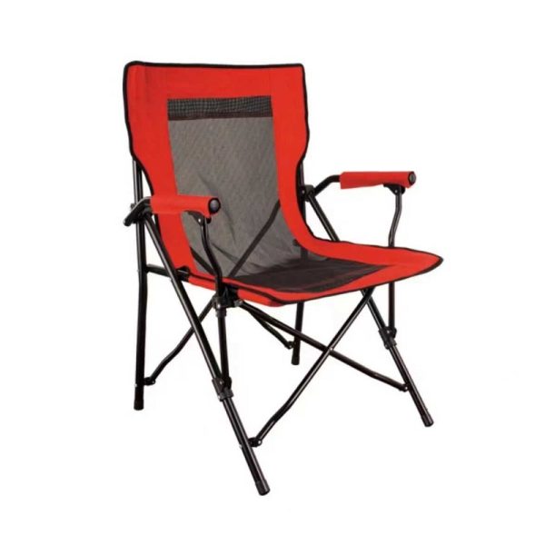 Foldable Camping Chair - 1337 - 100021 - RED
