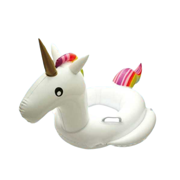 Inflatable life jacket unicorn with seat - 80cm - 150762