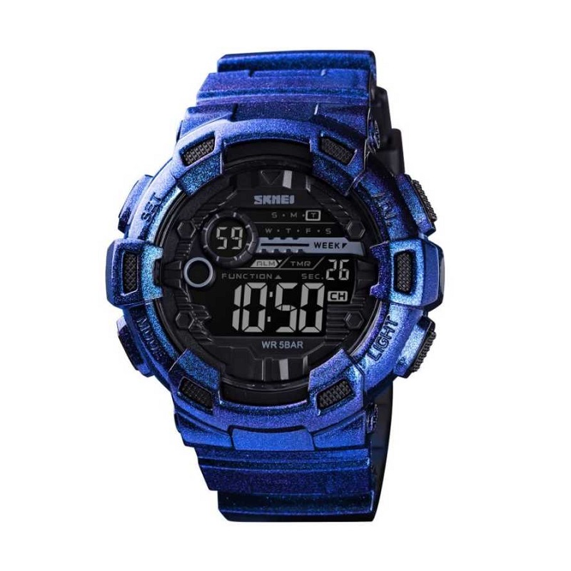 Ψηφιακό ρολόι χειρός – Skmei – 1243 – Purple/Blue Κωδικός: 212438_pblue