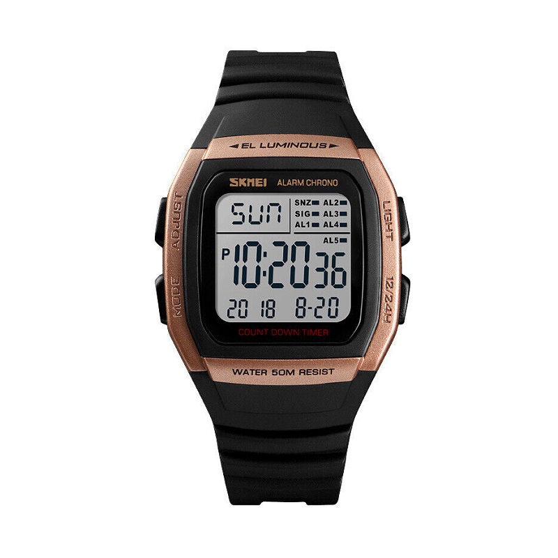 Ψηφιακό ρολόι χειρός – Skmei – 1278 – Gold Κωδικός: 212780_gold