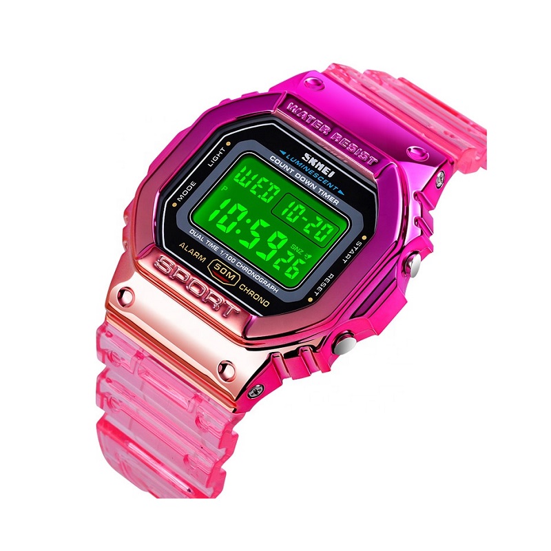 Ψηφιακό ρολόι χειρός – Skmei – 1622 – Pink Κωδικός: 216221_pink2
