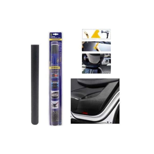 Automotive Decorative Decoration - Carbon 4D - 35*50cm - 061713 - Black