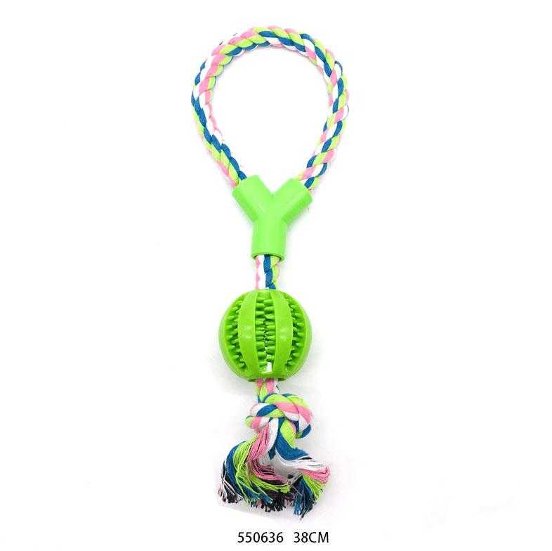 Παιχνίδι σκύλου σχοινί με μπάλα – 38cm – 550636 Κωδικός: 550636