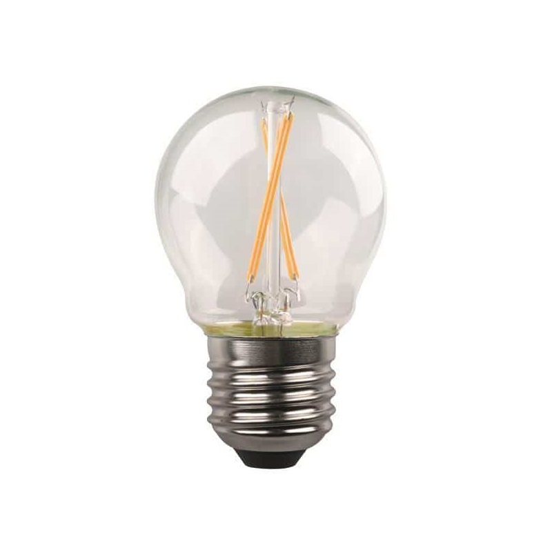 Λάμπα LED Filament φούσκα – G45 – Ε27 – 2W – 431534 Κωδικός: 431534