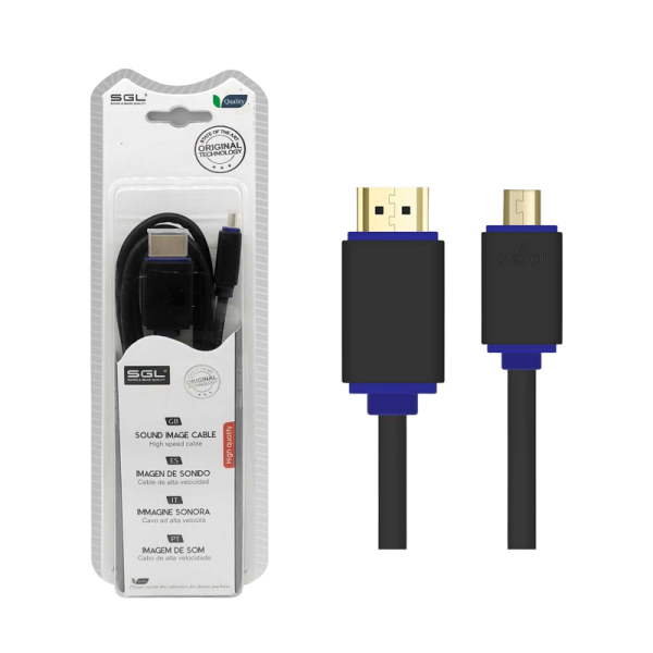 HDMI cable to Micro HDMI - A1592s - 1.5m - 095547