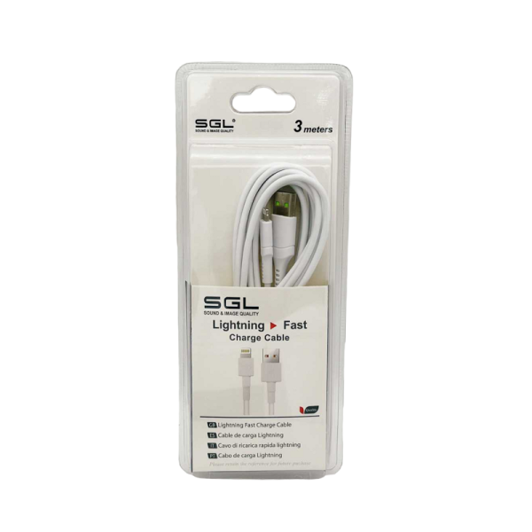 Charging Cable & Data - Lightning - D5 - 3M - 099309