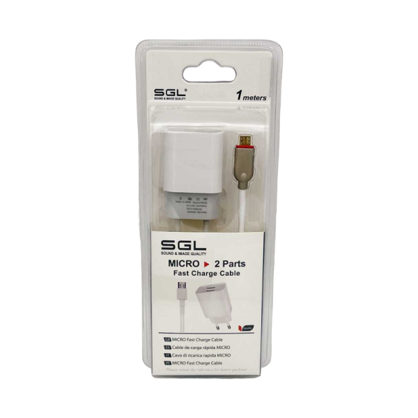 Cable Charging Professor and 2 USB ports - Micro USB - Quick Charge - FA13 -S2 - 1M - 099477