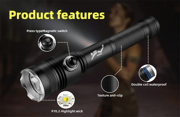 Rechargeable Diving LED lens - XP -021 - 200187 - Image 3